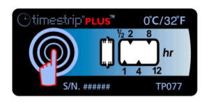 Timestrip PLUS temperature indicators 0C