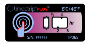 Timestrip PLUS temperature indicators TP065 8C
