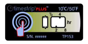 Timestrip PLUS temperature indicators TP153 10C