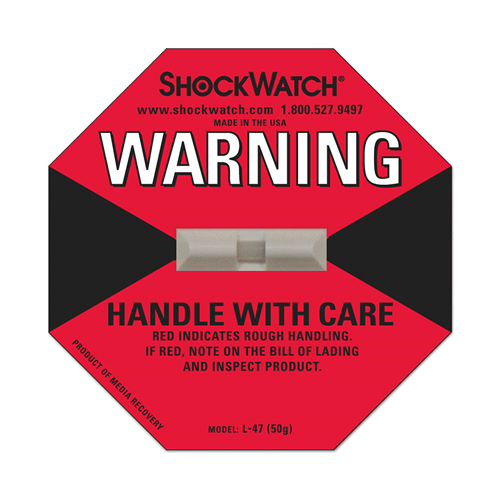 Shockwatch Labels impact indicators