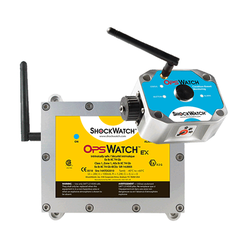 OpsWatch wifi impact and vibration recorder