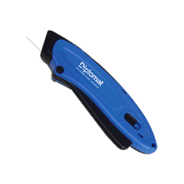 Diplomat Squeeze auto retractable safety knife ceramic blade