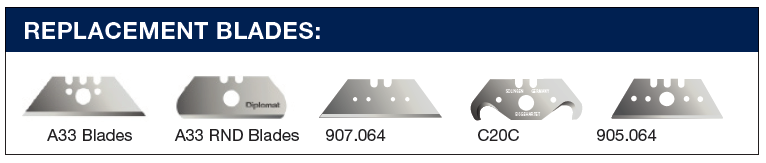 Diplomat A33 safety knife replacement blades