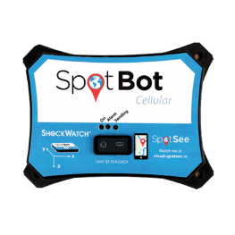 SpotBot impact monitoring and tracking recorder front view