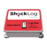 ShockLog Satellite impact recorder and tracking system