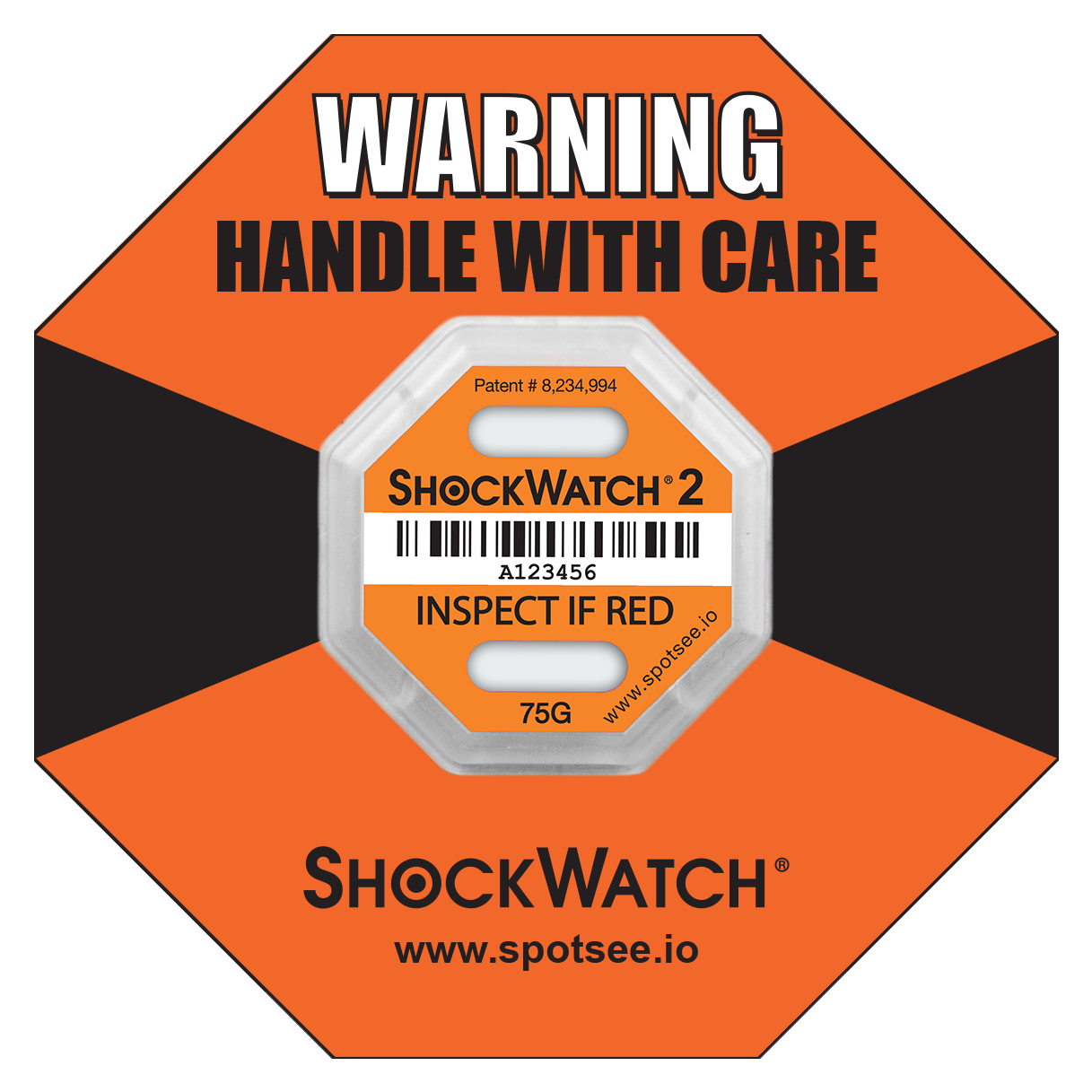 Shockwatch 2 impact indicators