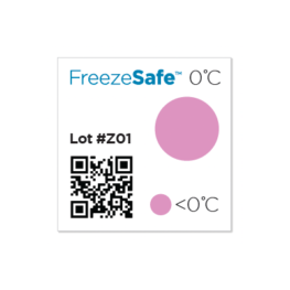 FreezeSafe Temperature Indicator 0ºC Activated