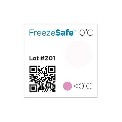 FreezeSafe Temperature Indicator 0ºC Unactivated