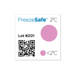 FreezeSafe Temperature Indicator 2ºC Activated
