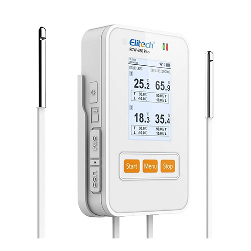 RCW-360 PLUS Temperature and Humidity Data Logger Dual Probe