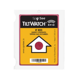 TiltWatch RFID Tilt Indicator activated
