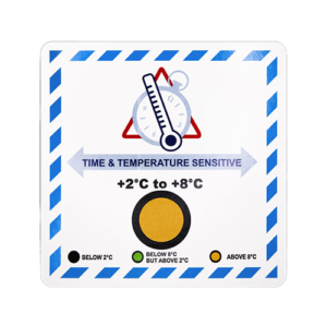 IATA Temperature Labels with reversible dye indicatorShockWatch